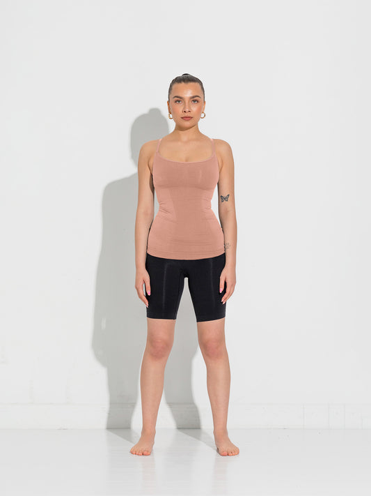 Second Skin Cami Top - Tan