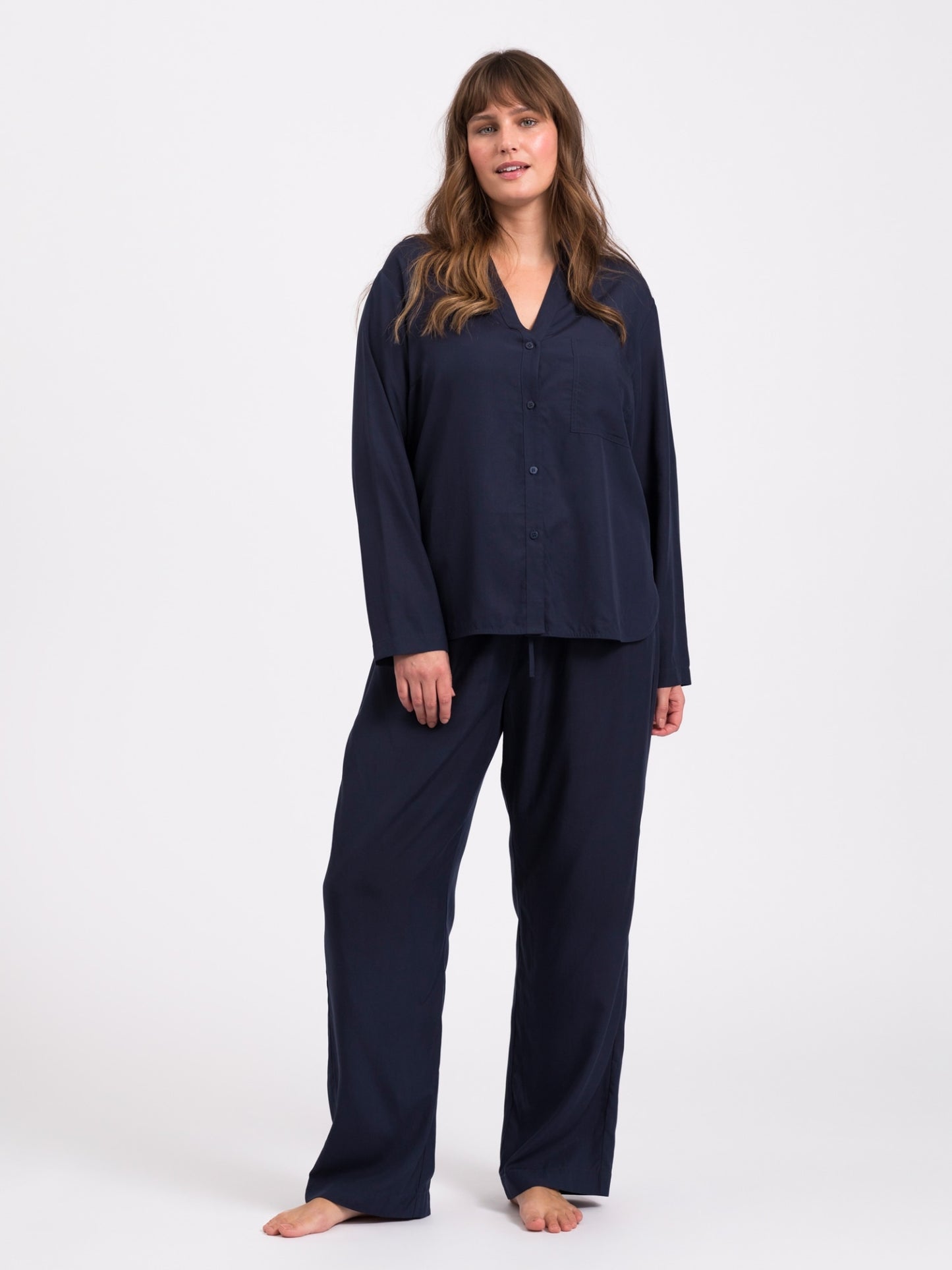 Sleep pajama shirt - Midnight Blue