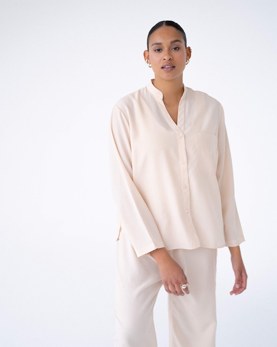 Sleep pajama shirt - Light rose